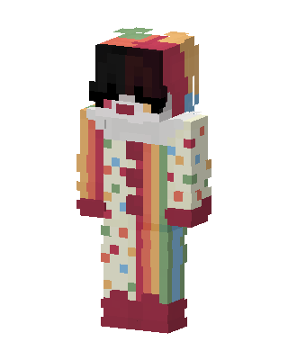 Confetti Clown skin, 3D preview