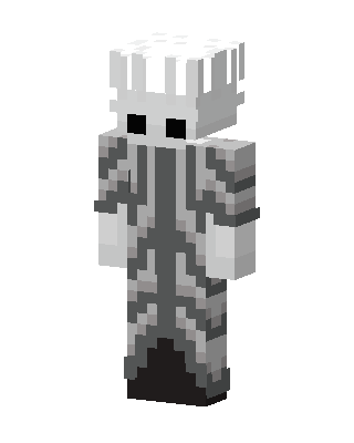 Pale Crowned King Minecraft skin