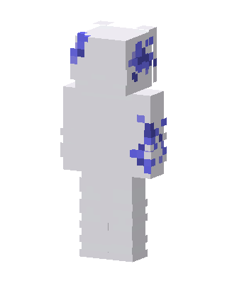 Porcelain Blue skin, 3D preview
