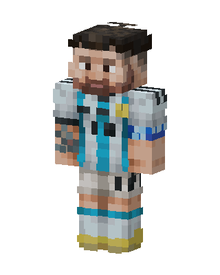 Argentina Jersey Player Minecraft skin