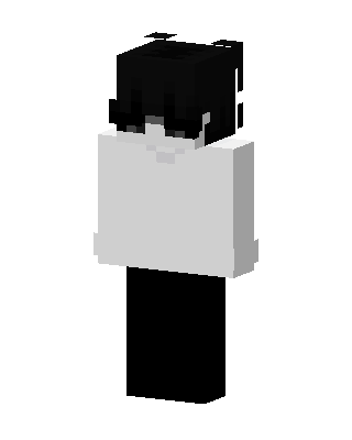 Monochrome Boy skin, 3D preview