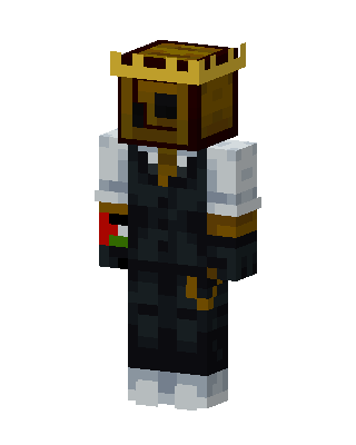 Black King Minecraft black skin
