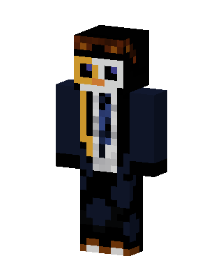 Black Suit Boy skin, 3D preview