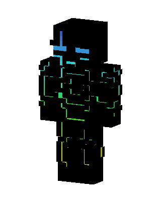 Neon Circuit skin, 3D preview