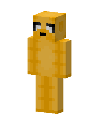Jake The Dog skin, 3D preview