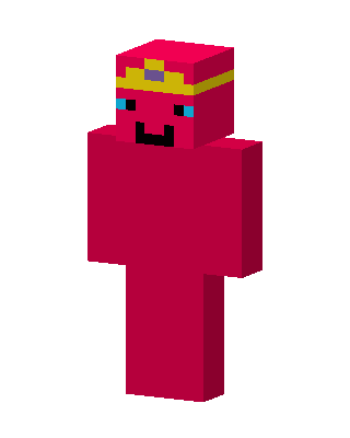 Royal Crimson Blob skin, 3D preview