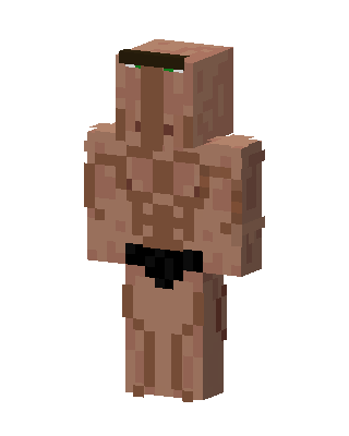 Muscular Villager Minecraft skin