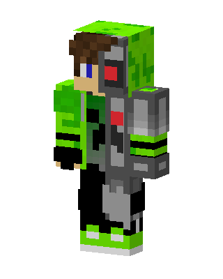 Cyborg Hoodie Boy Minecraft skin