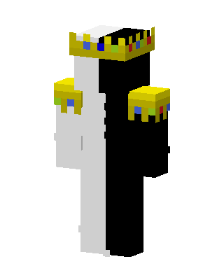 White Royal skin, 3D preview