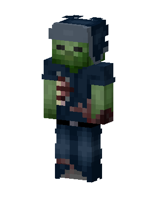 Winter Zombie Minecraft skin