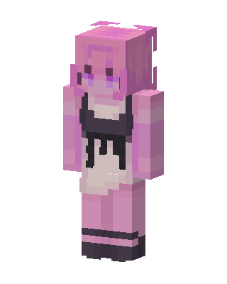 Pink Maid skin, 3D preview