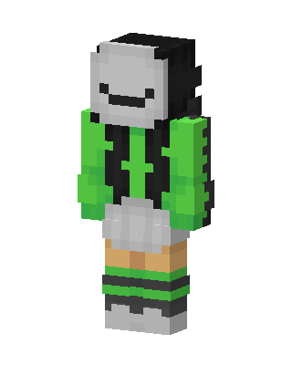 Green Masked Mob Minecraft skin