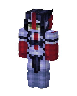 Crimson Mecha Knight skin, 3D preview