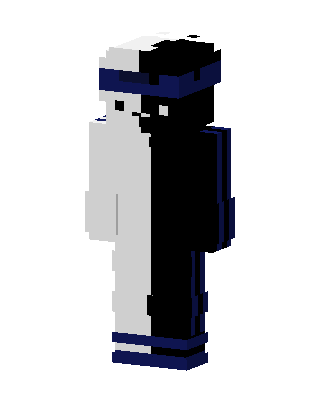 Black Mob Boy skin, 3D preview
