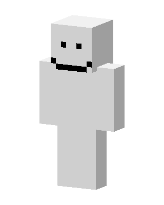 Smiley Ghost skin, 3D preview
