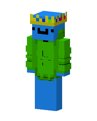 Green King Minecraft skin