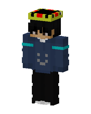 Blue King skin, 3D preview
