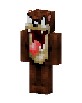Taz skin, 3D preview