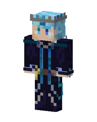 Frost Mage skin, 3D preview