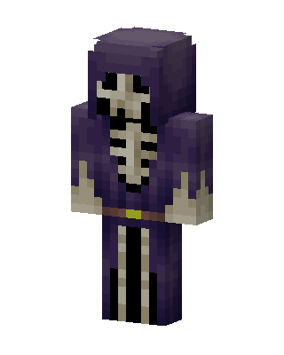 Purple Hero skin, 3D preview