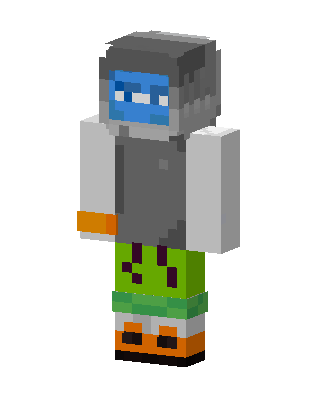 Blue Face Hoodie Minecraft skin