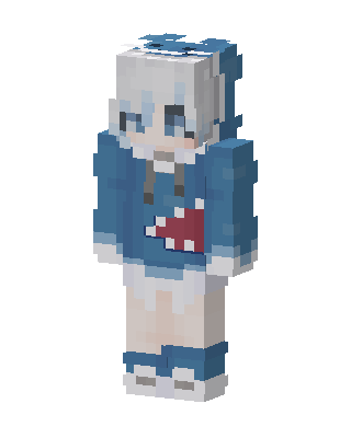 Gawr Gura Minecraft skin