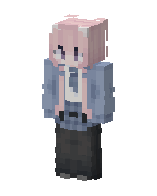 Pink Cat Hoodie Minecraft skin