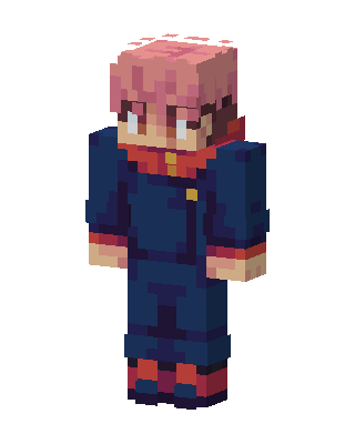 Yuji Itadori skin, 3D preview