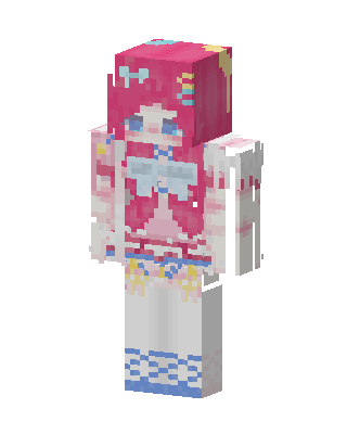 Pink Idol skin, 3D preview