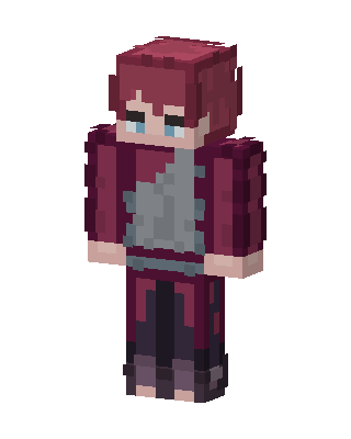 Purple Player Girl skin, 3D preview