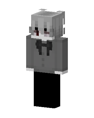 Gray Gentleman Minecraft skin
