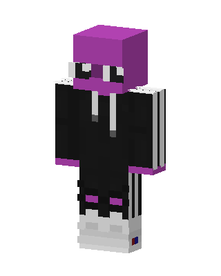 Black Athlete Girl skin, 3D preview