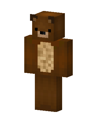 Teddy Bear Minecraft skin