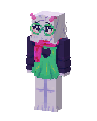 Ralsei skin, 3D preview