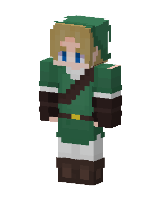 Green Knight Boy skin, 3D preview