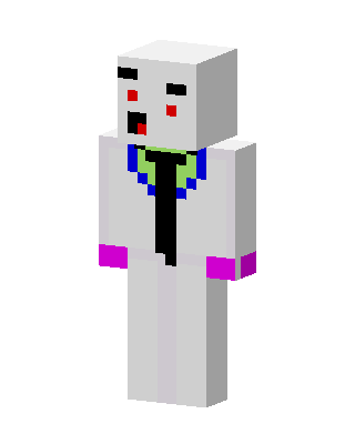 White Suit Boy skin, 3D preview