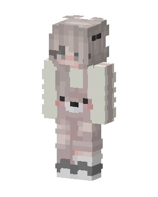 Pastel Bear Girl Minecraft skin