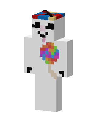 White Cutie skin, 3D preview