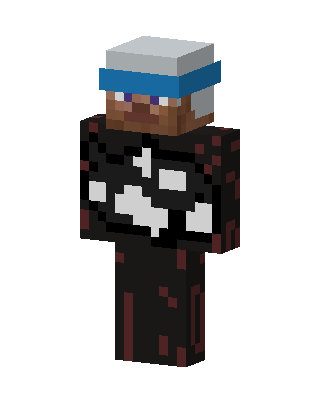 Black Fighter Boy skin, 3D preview