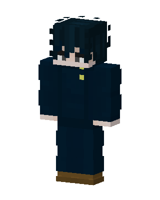 Navy Uniform Boy skin, 3D preview