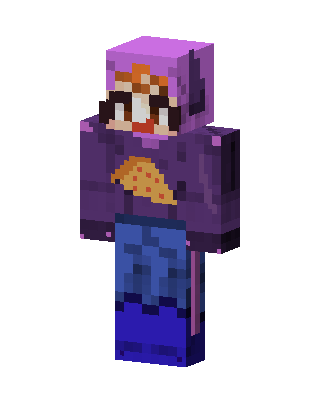 Purple Hoodie Girl Minecraft skin