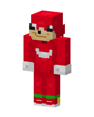 Knuckles skin, 3D preview