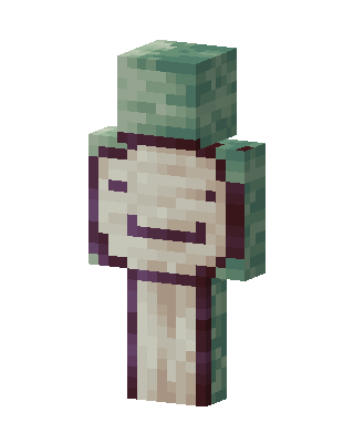 Teal Mob skin, 3D preview