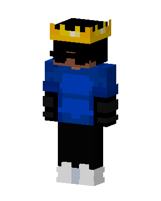 Crowned Shades King skin, 3D preview