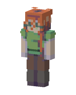 Alex With Goggles skin, 3D preview