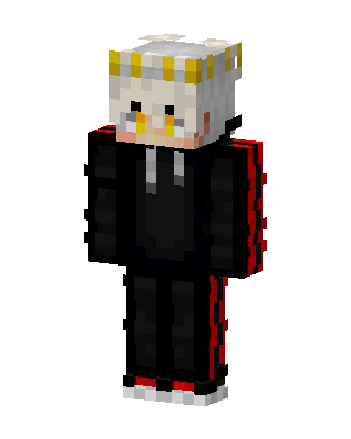 Crowned Tracksuit Boy skin, 3D preview