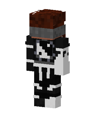 Black Ninja Boy skin, 3D preview