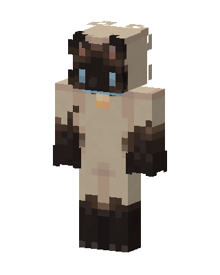 Siamese Cat skin, 3D preview