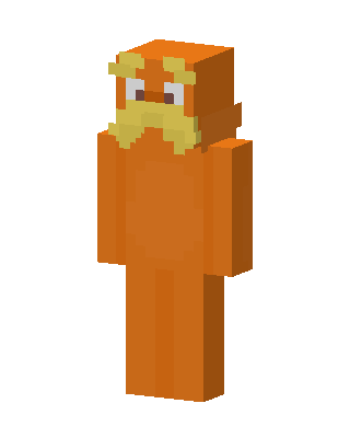 Orange Mob Boy Minecraft skin