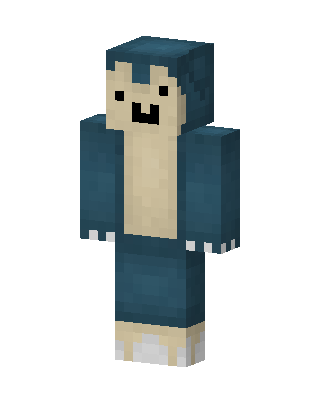 Snorlax skin, 3D preview